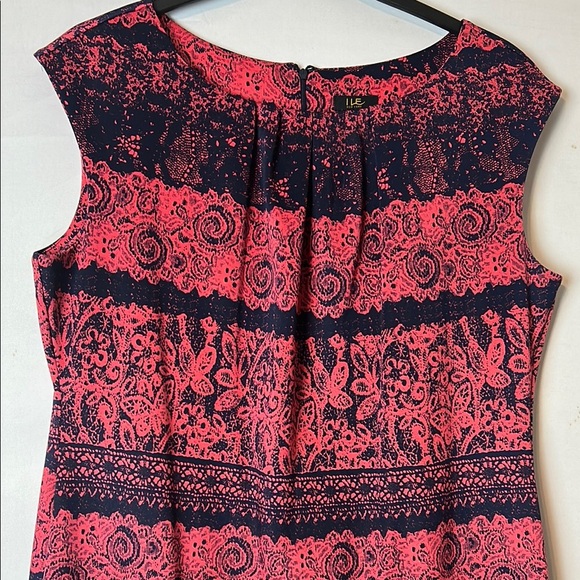 ILE New York Women’s Sheath Dress Sleeveless Size 18 - Picture 5 of 10